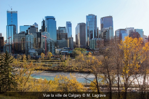 Vue la ville de Calgary M. Lagrave