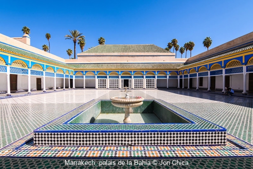 Marrakech, palais de la Bahia Jon Chica