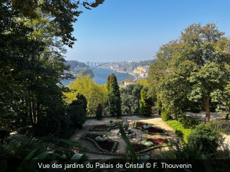 Vue des jardins du Palais de Cristal F. Thouvenin