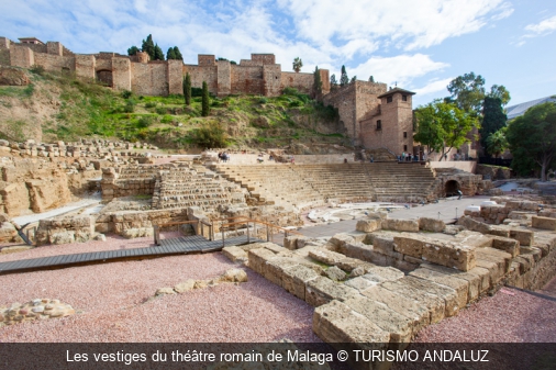 Les vestiges du théâtre romain de Malaga TURISMO ANDALUZ