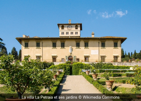 La villa La Petraia et ses jardins Wikimedia Commons