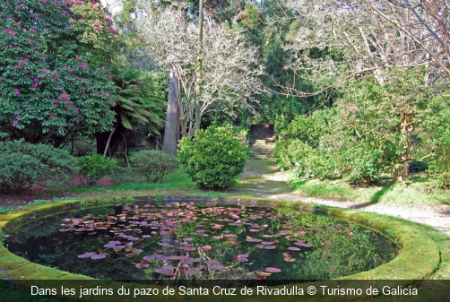 Dans les jardins du pazo de Santa Cruz de Rivadulla Turismo de Galicia