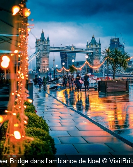 Londres et le Tower Bridge dans l’ambiance de Noël VisitBritain/Moumita Paul