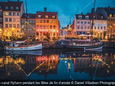 Le canal Nyhavn pendant les fêtes de fin d’année Daniel Villadsen Photography
