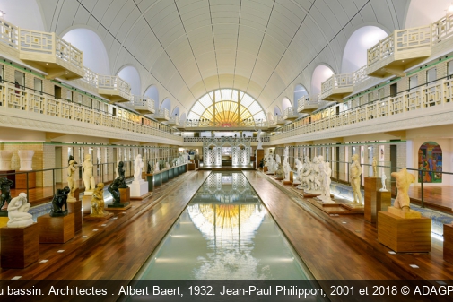 Roubaix, La Piscine. Vue du bassin. Architectes : Albert Baert, 1932. Jean-Paul Philippon, 2001 et 2018 ADAGP, Paris, 2024/Alain Leprince
