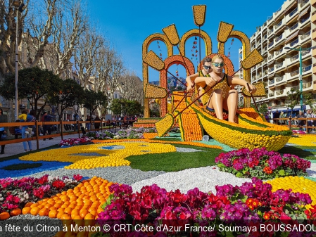 La fête du Citron à Menton CRT Côte d'Azur France/ Soumaya BOUSSADOUN