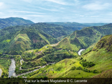 Vue sur le fleuve Magdalena C. Lecomte