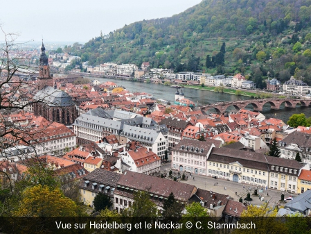 Vue sur Heidelberg et le Neckar C. Stammbach