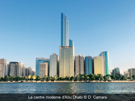 Le centre moderne d'Abu Dhabi D. Camara