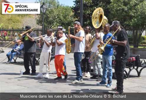 Musiciens dans les rues de La Nouvelle-Orléans S. Bichard