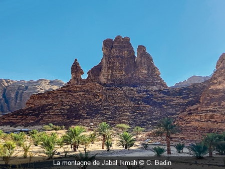 La montagne de Jabal Ikmah C. Badin