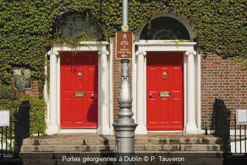 Portes géorgiennes à Dublin P. Tauveron