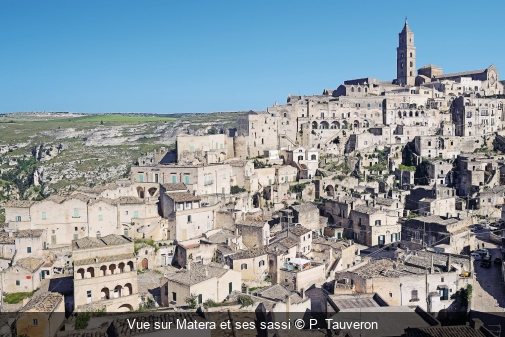 Vue sur Matera et ses sassi P. Tauveron