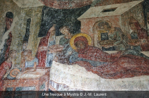 Une fresque à Mystra J.-M. Laurent