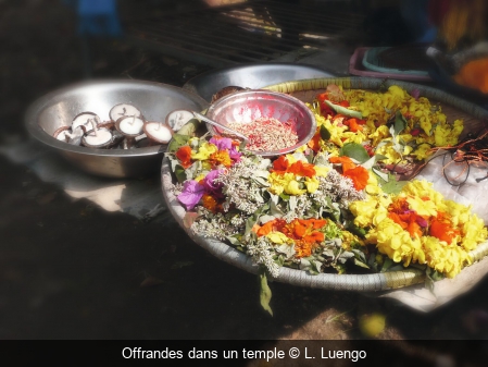 Offrandes dans un temple L. Luengo