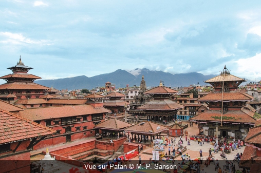 Vue sur Patan M.-P. Sanson