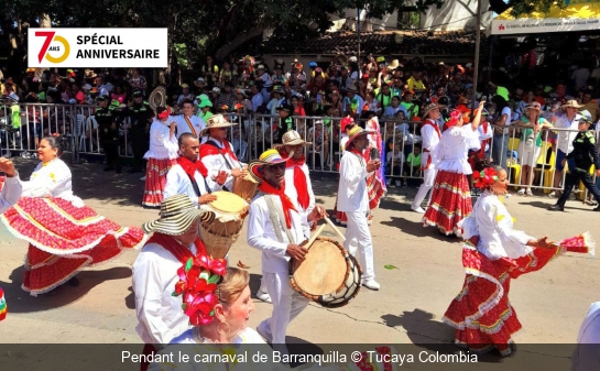 Pendant le carnaval de Barranquilla Tucaya Colombia