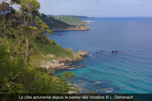 La côte asturienne depuis le sentier des miradors L. Domenach