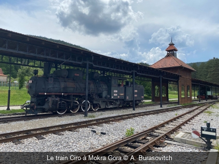 Le train Ciro à Mokra Gora A. Burasovitch