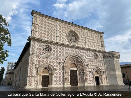 La basilique Santa Maria de Collemagio, à L'Aquila A. Rassendren