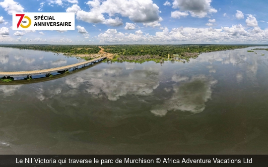 Le Nil Victoria qui traverse le parc de Murchison Africa Adventure Vacations Ltd