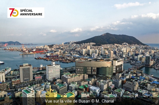 Vue sur la ville de Busan M. Chanal