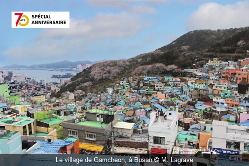 Le village de Gamcheon, à Busan M. Lagrave