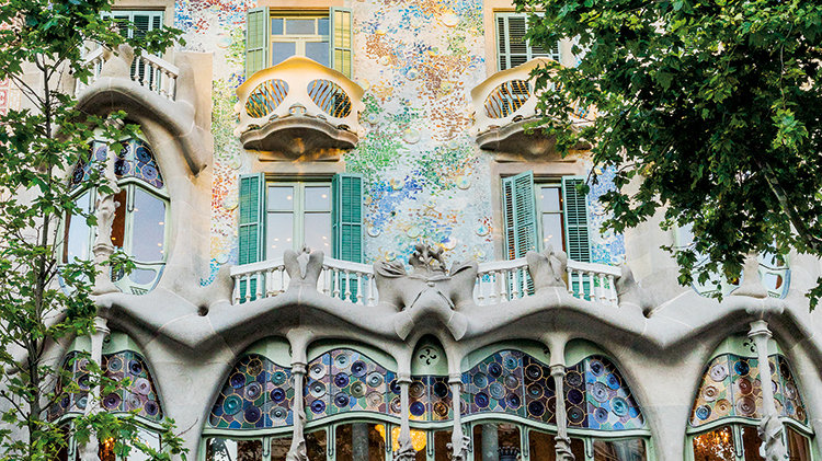 Le détail de la casa Battló ©D. Barbery