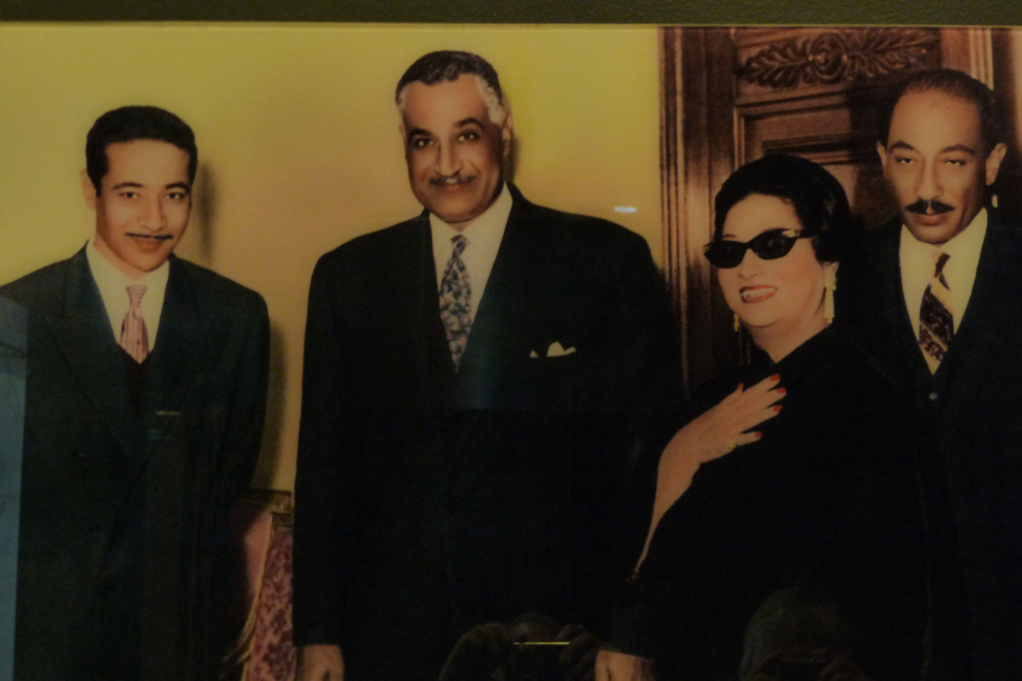 Oum Kalthoum et le président Nasser