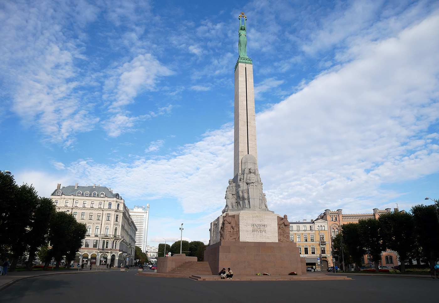 Le monument de la Liberté à Riga, symbole de l’indépendance lettone